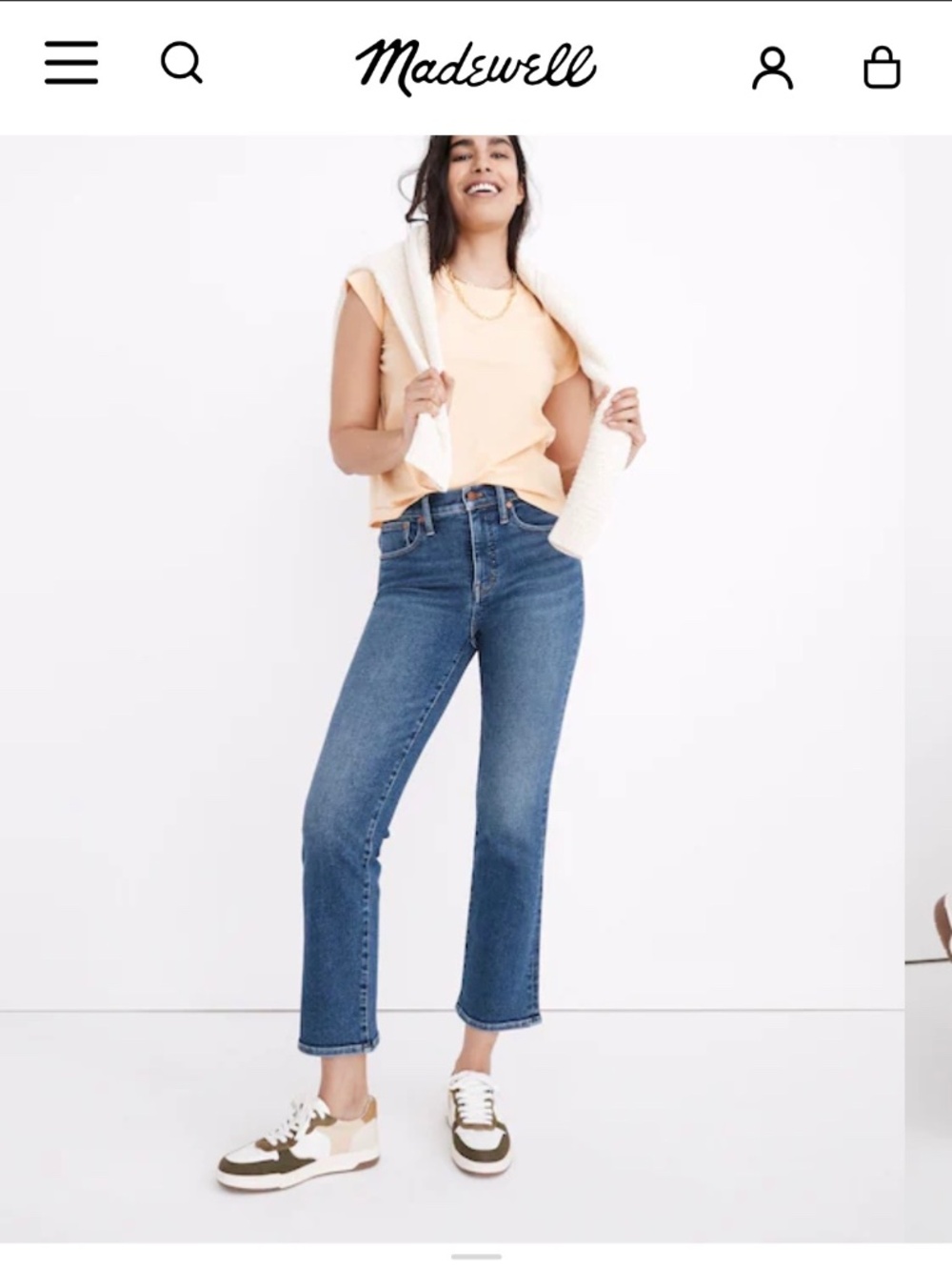 Madewell Cali Demi Boot Jeans 27